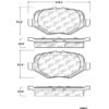 CENTRIC PARTS CERAMIC PAD