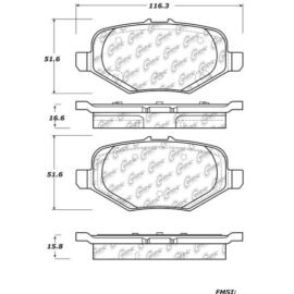 CENTRIC PARTS CERAMIC PAD