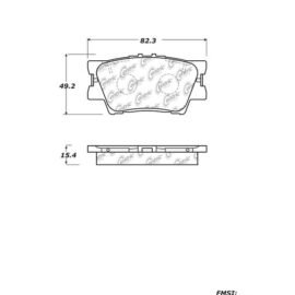 CENTRIC PARTS CERAMIC PAD