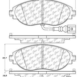 CENTRIC PARTS CERAMIC PAD
