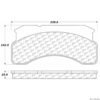 CENTRIC PARTS EXT WEAR PAD
