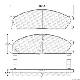 CENTRIC PARTS EXT WEAR PAD