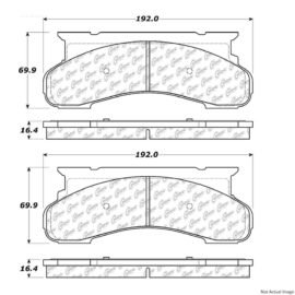 CENTRIC PARTS EXT WEAR PAD