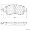 CENTRIC PARTS EXT WEAR PAD