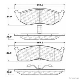 CENTRIC PARTS EXT WEAR PAD