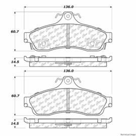 CENTRIC PARTS EXT WEAR PAD
