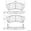 CENTRIC PARTS EXT WEAR PAD