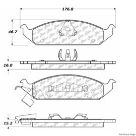 CENTRIC PARTS EXT WEAR PAD