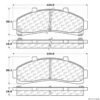 CENTRIC PARTS EXT WEAR PAD