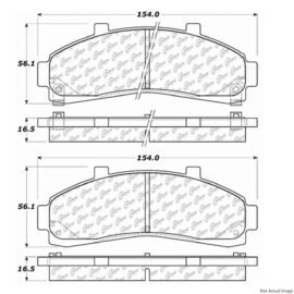 CENTRIC PARTS EXT WEAR PAD