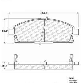 CENTRIC PARTS EXT WEAR PAD