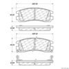 CENTRIC PARTS EXT WEAR PAD