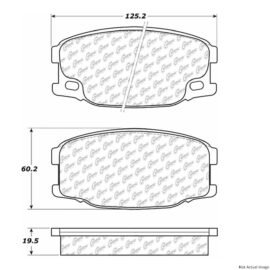 CENTRIC PARTS EXT WEAR PAD