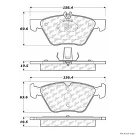 CENTRIC PARTS EXT WEAR PAD