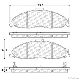 CENTRIC PARTS EXT WEAR PAD