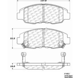 CENTRIC PARTS EXT WEAR PAD