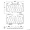 CENTRIC PARTS EXT WEAR PAD
