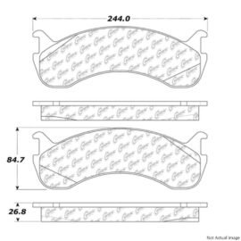 CENTRIC PARTS EXT WEAR PAD