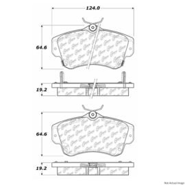 CENTRIC PARTS EXT WEAR PAD