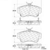 CENTRIC PARTS EXT WEAR PAD