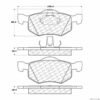 CENTRIC PARTS EXT WEAR PAD