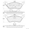 CENTRIC PARTS EXT WEAR PAD