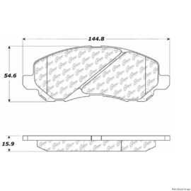 CENTRIC PARTS EXT WEAR PAD