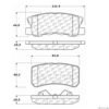 CENTRIC PARTS EXT WEAR PAD