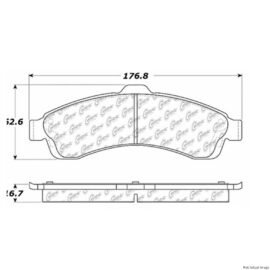 CENTRIC PARTS EXT WEAR PAD