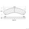 CENTRIC PARTS EXT WEAR PAD