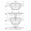 CENTRIC PARTS EXT WEAR PAD