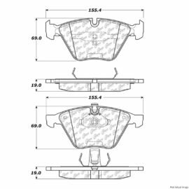 CENTRIC PARTS EXT WEAR PAD