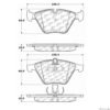 CENTRIC PARTS EXT WEAR PAD