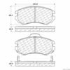 CENTRIC PARTS EXT WEAR PAD