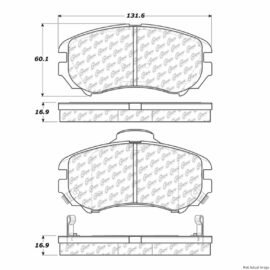 CENTRIC PARTS EXT WEAR PAD