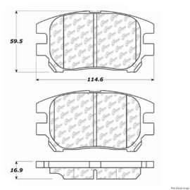 CENTRIC PARTS EXT WEAR PAD