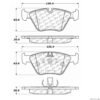 CENTRIC PARTS EXT WEAR PAD