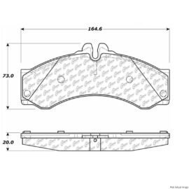 CENTRIC PARTS EXT WEAR PAD