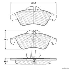 CENTRIC PARTS EXT WEAR PAD