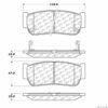 CENTRIC PARTS EXT WEAR PAD