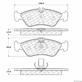 CENTRIC PARTS EXT WEAR PAD