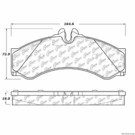 CENTRIC PARTS EXT WEAR PAD