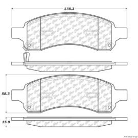 CENTRIC PARTS EXT WEAR PAD