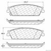 CENTRIC PARTS EXT WEAR PAD