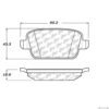 CENTRIC PARTS EXT WEAR PAD