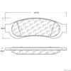 CENTRIC PARTS EXT WEAR PAD