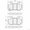 CENTRIC PARTS PQ EXT WEAR PAD