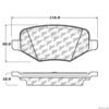 CENTRIC PARTS EXT WEAR PAD