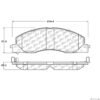 CENTRIC PARTS EXT WEAR PAD
