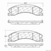 CENTRIC PARTS EXT WEAR PAD
